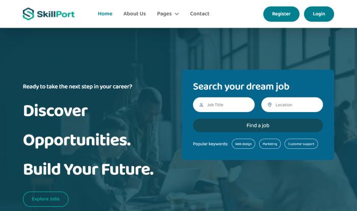 极简艺术博物馆展览网站模板